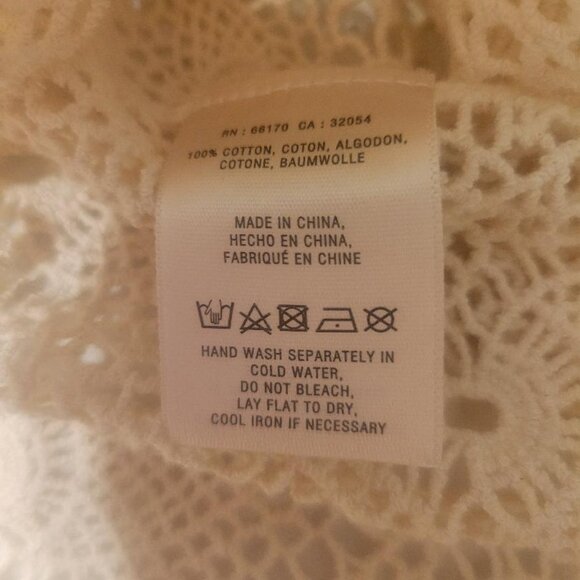 NWT Sparrow By Anthropologie Crochet Poncho XS/Small MSRP $118 - Picture 13 of 13